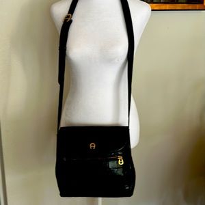 Genuine leather vintage Etienne Aigner bag